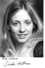 SINEAD MATTHEWS  HAND SIGNED PHOTOGRAPH THE CROWN MIDSOMER MURDERS FAMOUS ACTOR