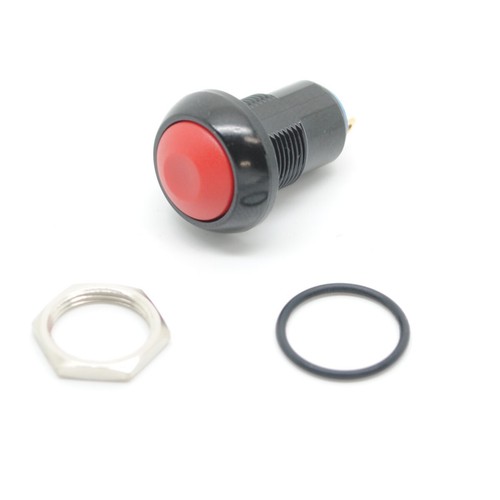 Red off type push button - on/off,