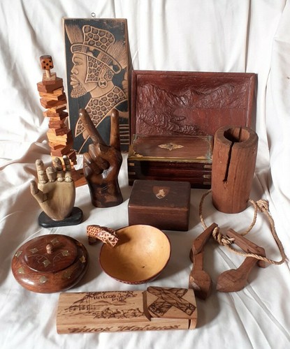 Joblot collection treen - joblot, of