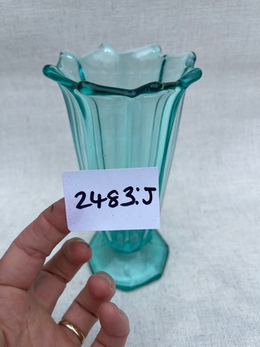 Vintage celery vase - vase, pressed