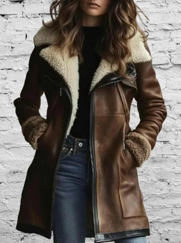 Women brown shearling leather - women,
