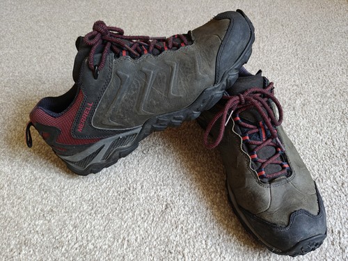 Mens merrell black red - black, shoes