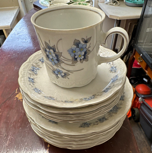 Ceramic floral decorated cup - decorated,