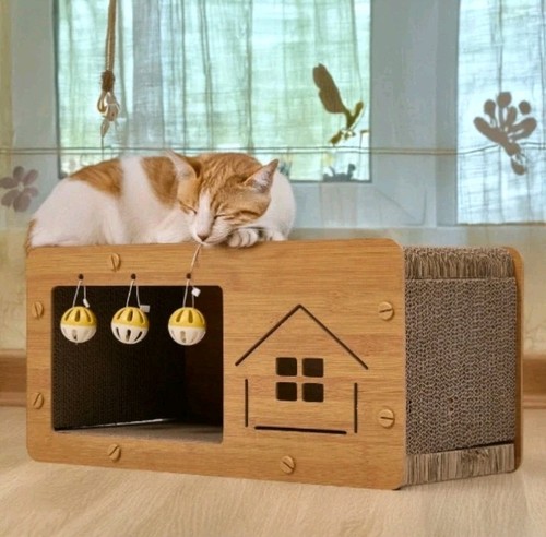 Large cat house scratcher - large,