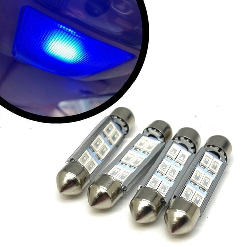 Blue led interior bulbs - 4, x