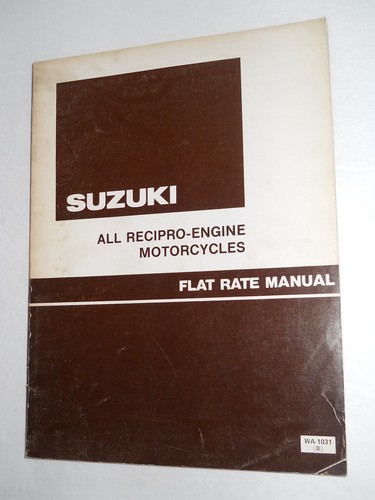 Suzuki flat rate - flat,