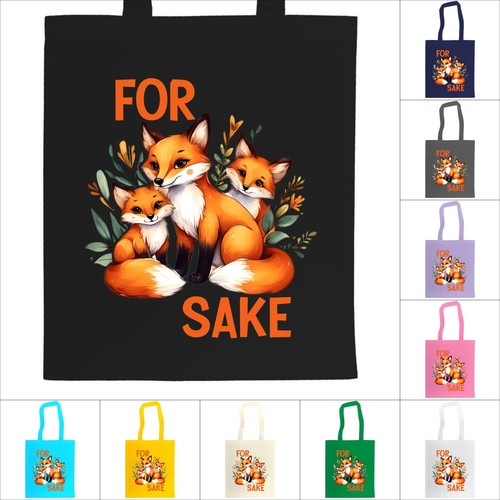 For fox sake funny watercolour - fox,