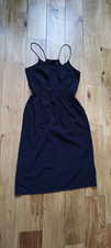 Ladies Clothes Black Short Dress Summer Size: eur: 36 H&M