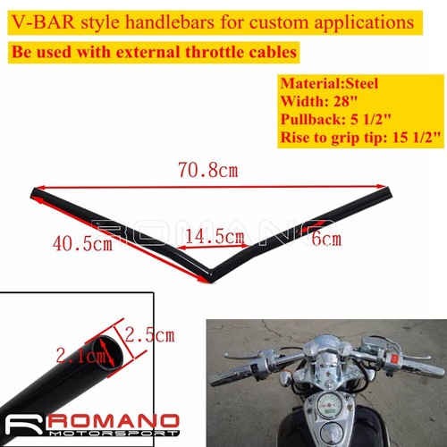 Motorcycle bar 25mm - motorcycle, v-bar
