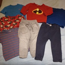 Baby Boy Bundle x 7 Clothes Age 18-24 Months Next Incredibles Disney