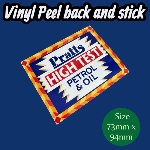 Pratts high test petrol - &, oil