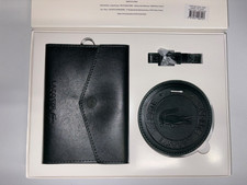 New Lacoste Leather Travel Set