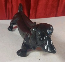 Vintage Cast Iron Garden Boot Scraper Sausage Dog Dachshund