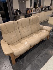 Stressles 3 Seater Windsor Recliner Leather Sofa