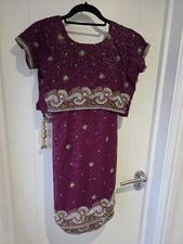 Ladies Ready Pleated Purple