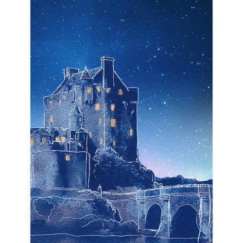 Scotland eilean donan night - eilean,