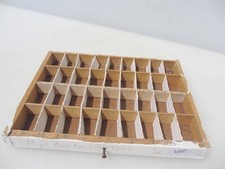 Retro wooden thimble display - wooden,