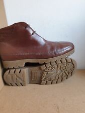 Mens "NICHOLAS DEAKINS" Smart Leather Brown Casual Boots Uk 7. Gum Soles.