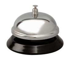 Reception Bell Chrome Plated Restaurant Hotel Food Service Bell 3.5" dia 
