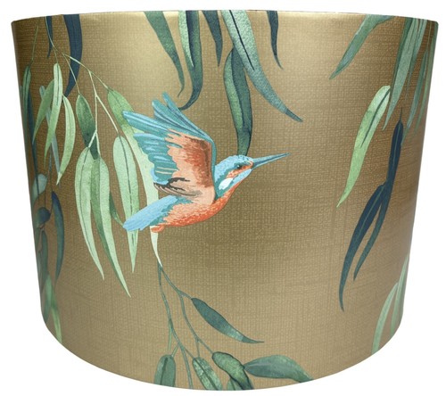 Kingfisher bird lampshade - lampshade, –