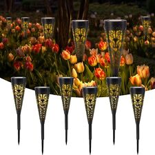 6 Pack Solar Garden Lights Decorative Pathway Lights IP44 Auto On/Off Patio Lawn
