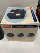 Logik 7.2L Dual Basket L72AFB23 Air Fryer Black & Silver