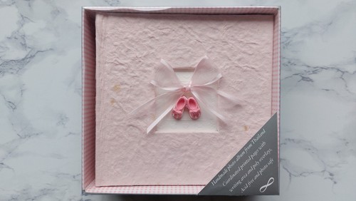 Baby photo album pink - photo,