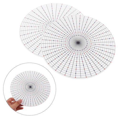 Large template ribbon pleating - template,