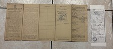 BSA Motorcycle Registration Book & Tax Keepers Documents Stamps 1954 Motorbikes