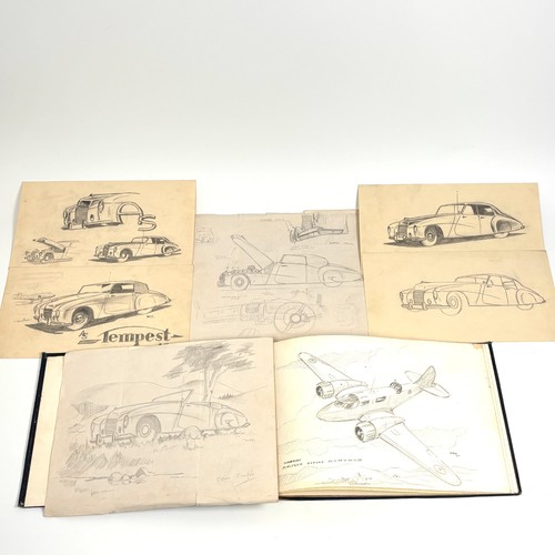 Very rare ww2 era sketchbook - rare,