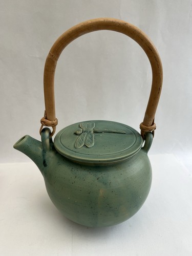 Stoneware teapot with - teapot,