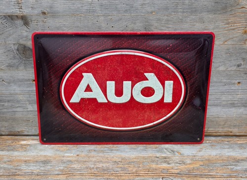 Audi metal sign garage - audi,