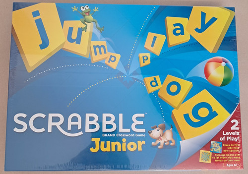Scrabble junior board - scrabble, game