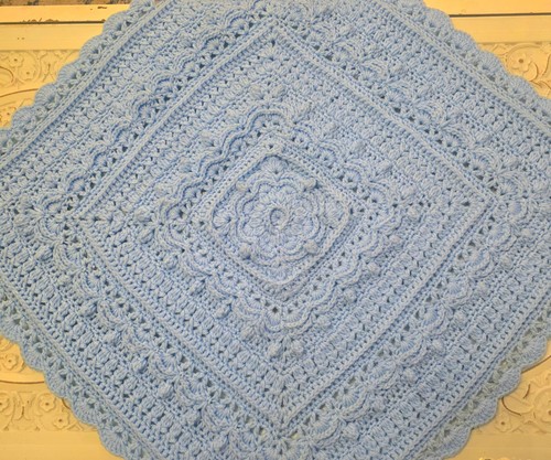 Blue handmade spanish romany - handmade,