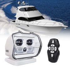 60W LED Wireless Searchlight Marine Remote Control Spot Light Truck Boat RV