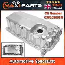 VW Golf MK4 1.9 TDi Diesel 1997-2006 Engine Oil Sump Pan With Sensor Hole