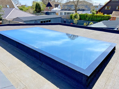 Roof window skylight flat - roof,