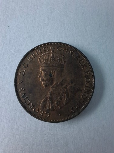 Coin australia 1933 penny - australia,