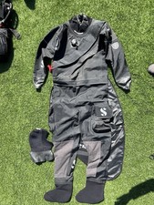 Scuba Pro Dry Suit with bag hood and scuba shoes