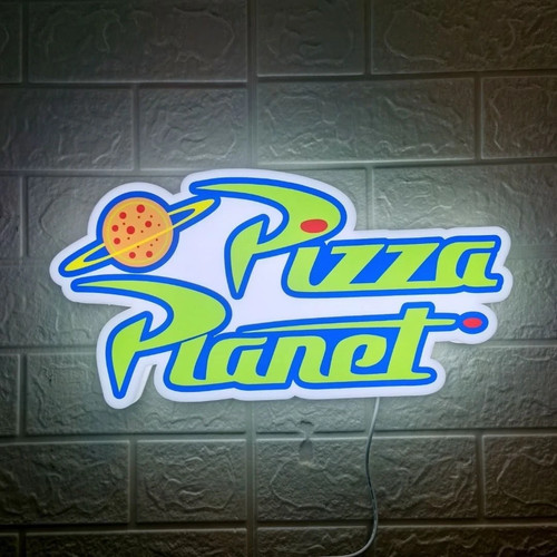 Pizza planet toy story led - pizza, rgb
