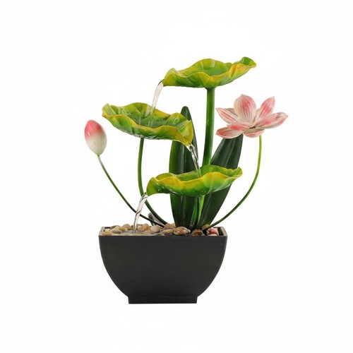 Lotus pond fountain - pond, tabletop