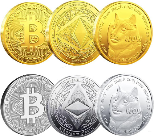 6pcs gold silver - 6pcs,