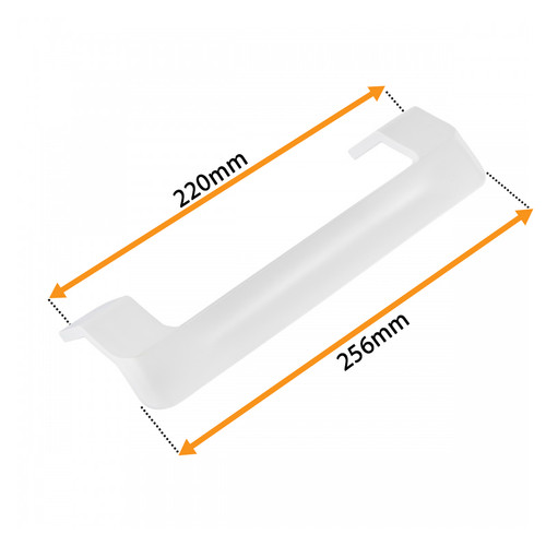 Universal door handle freezer - door,