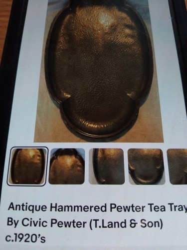 Liberty and pewter tudric - and,