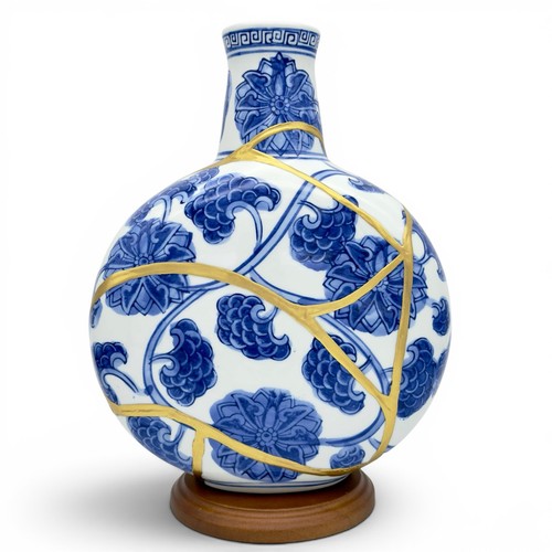 Kintsugi vase chinese - vase,