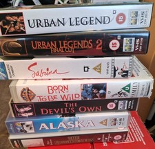 7 Various VHS Video Tape