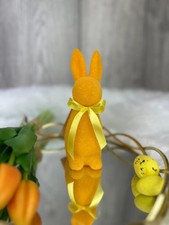 Flocked Rabbit Easter Bunny