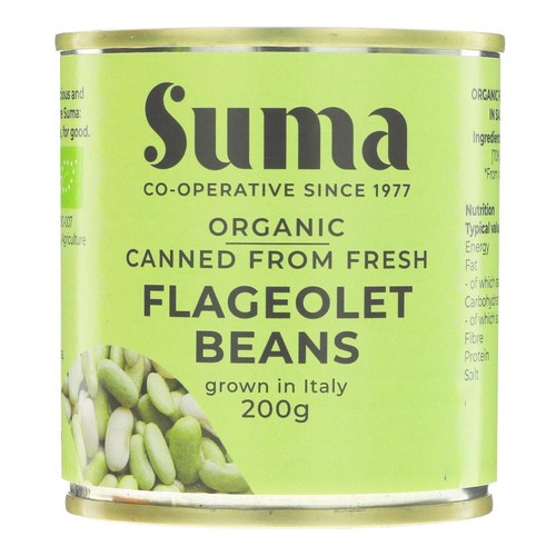 Suma organic flageolet beans - suma,