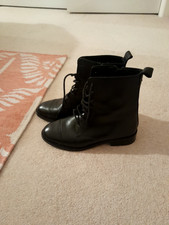 John Lewis leather lace up