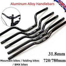 BUCKLOS MTB BMX Riser Handlebar Bike 25.4/31.8*580/620/780mm Aluminum Alloy Bar